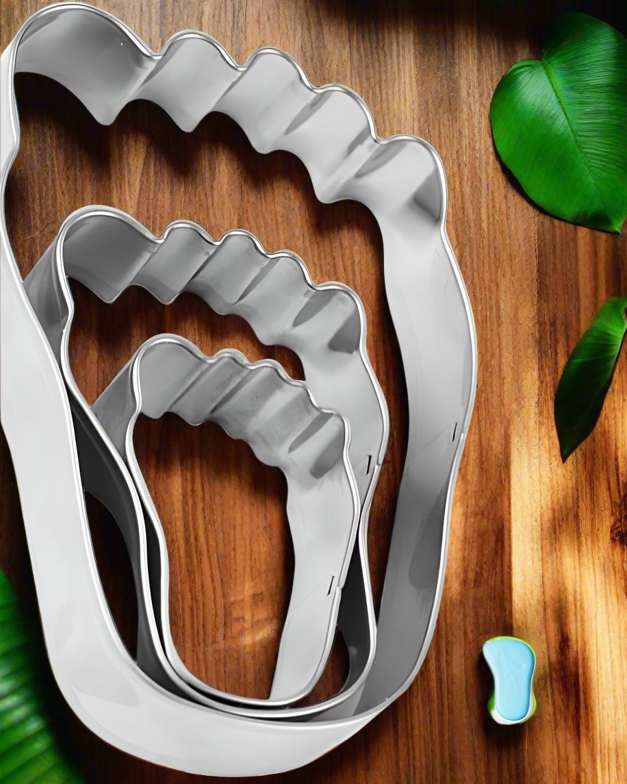 3pc Baby Feet Cutters