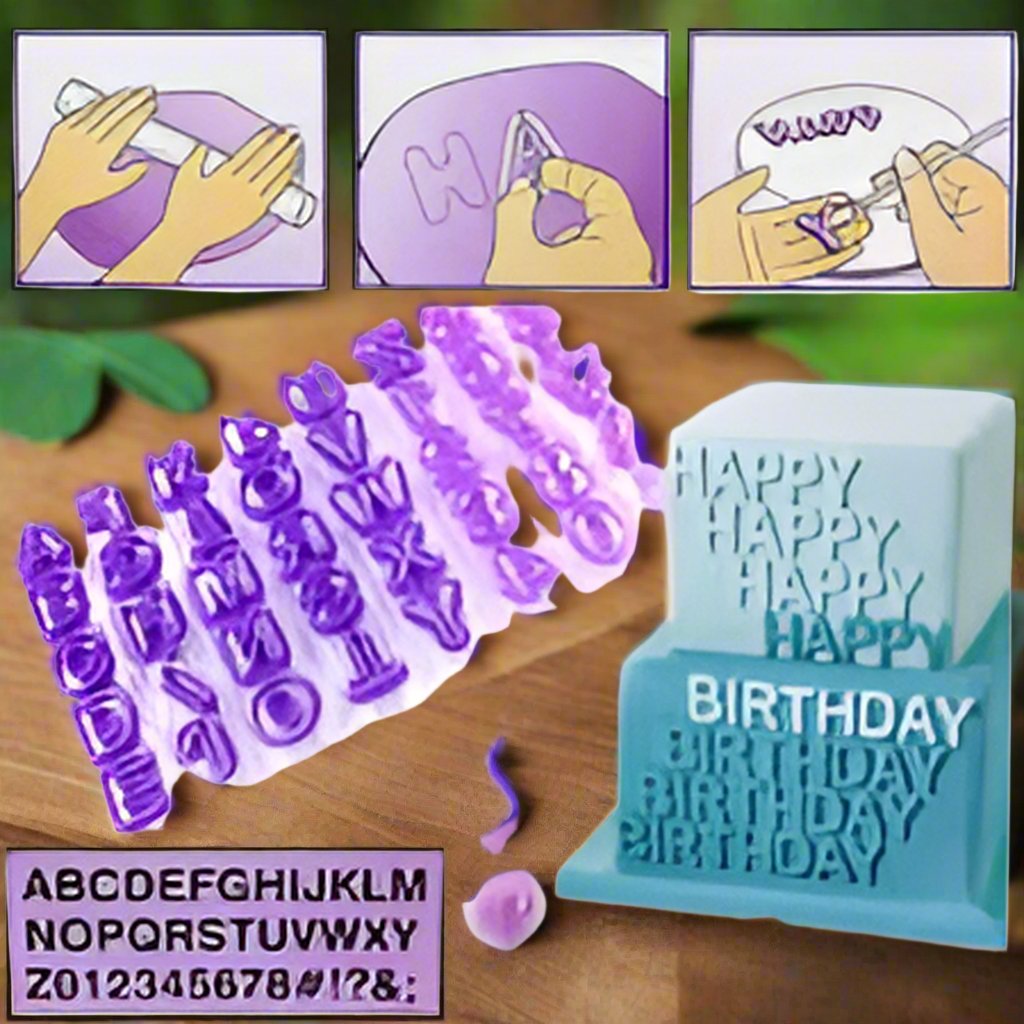 40pc Alphabet and Numbers Cutters