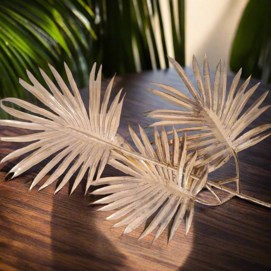 Artificial wild palm leaves
