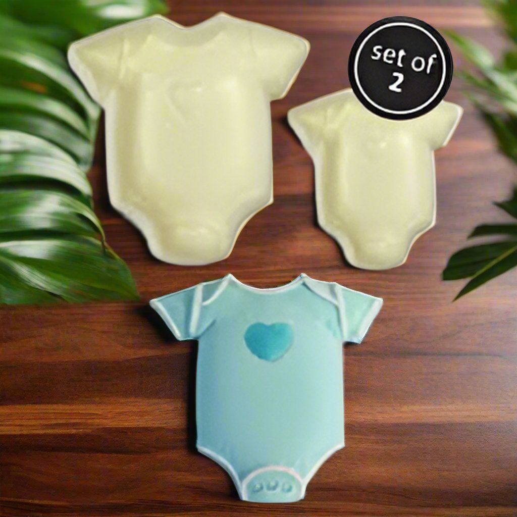 Baby Romper Pop it Cutter - Set of 2