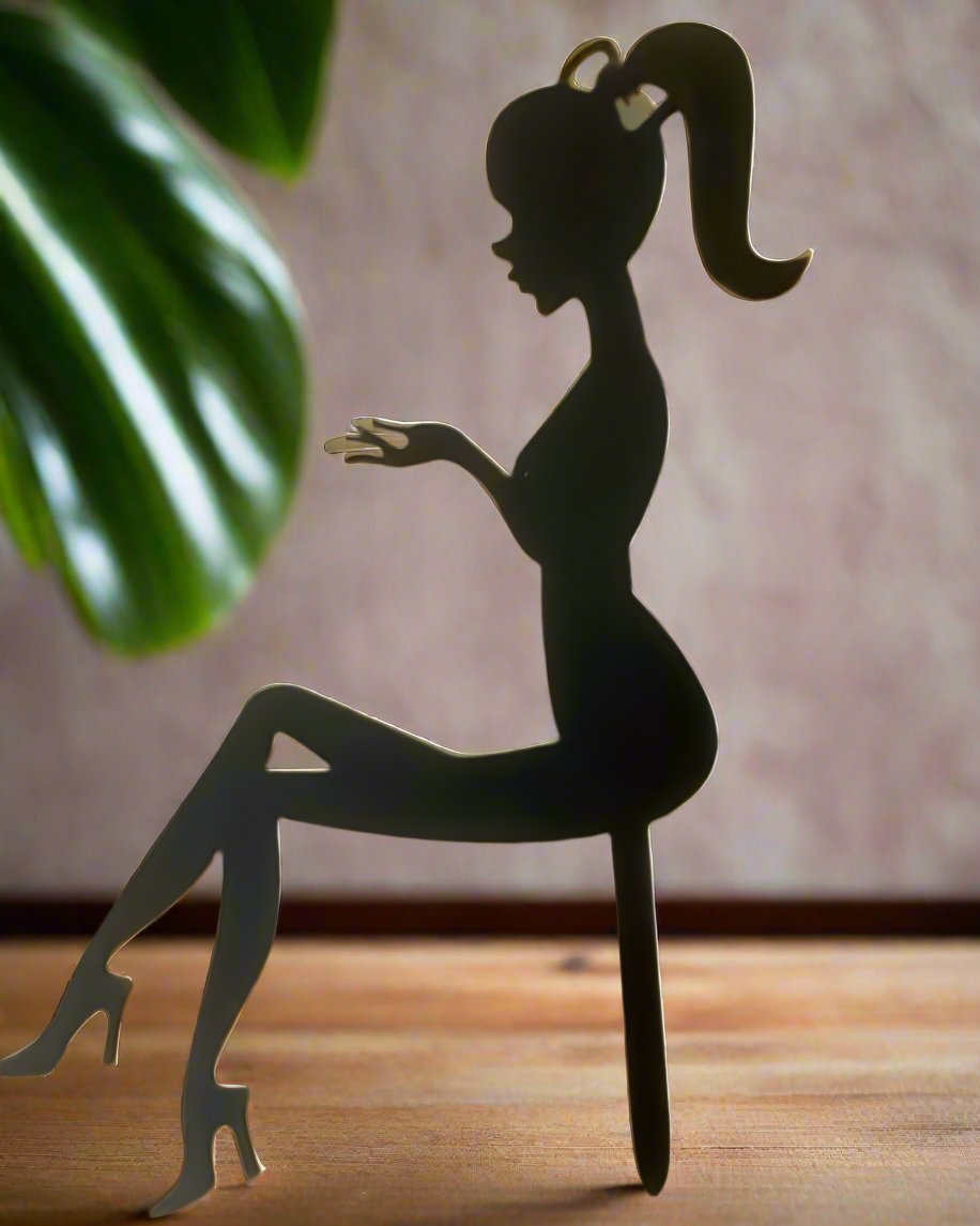 Acrylic Barbie Silhouette
