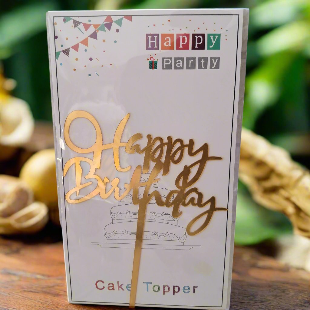 Happy Birthday Cake Topper