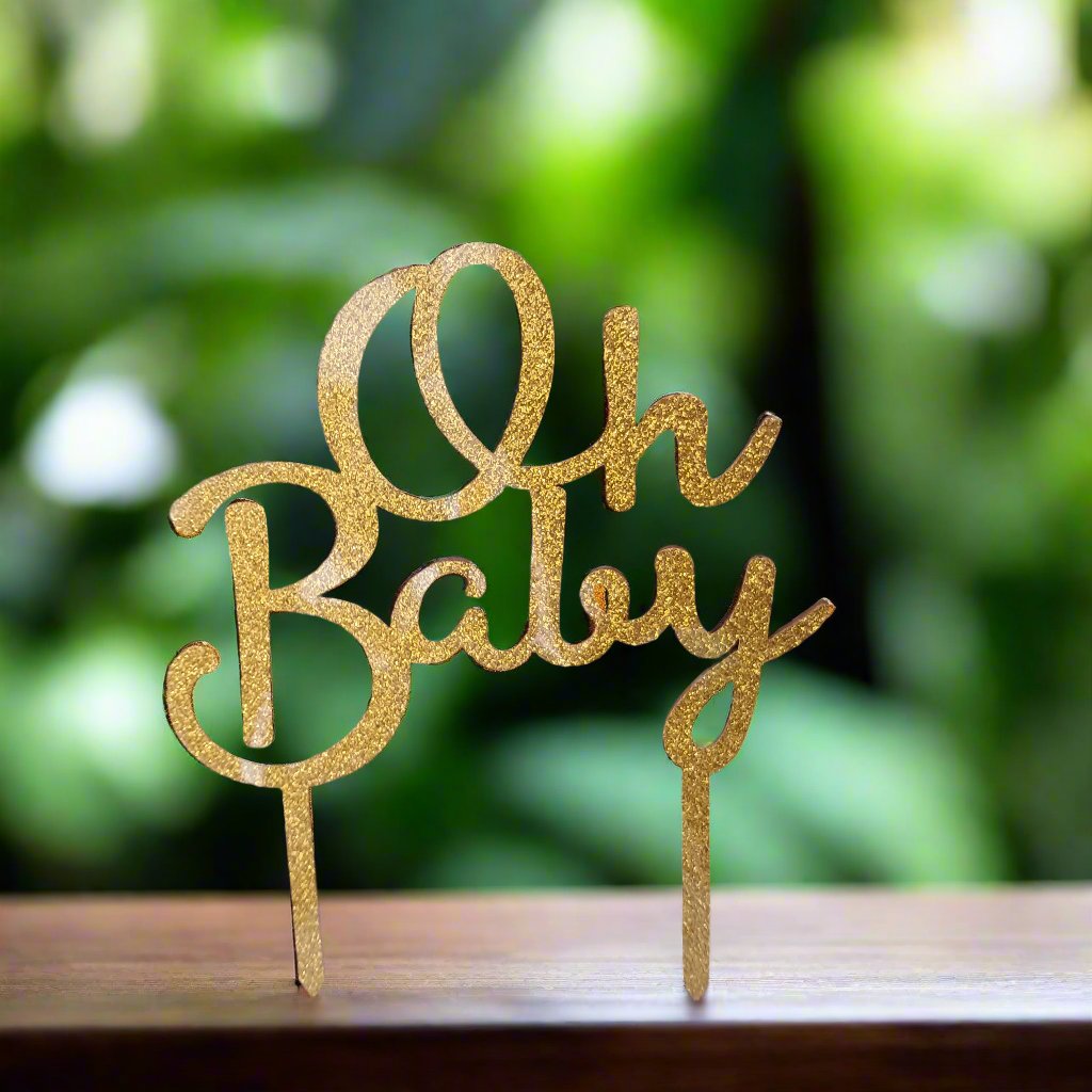 Oh Baby Cake Topper