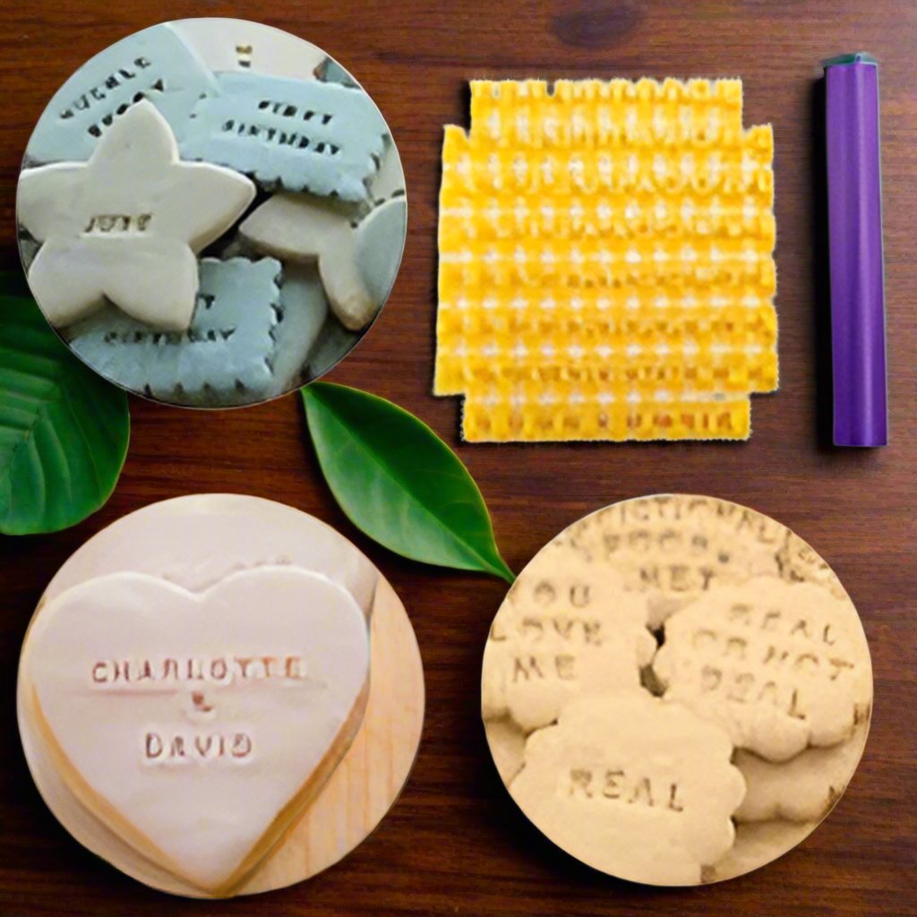 Yellow Alphabet Stamps