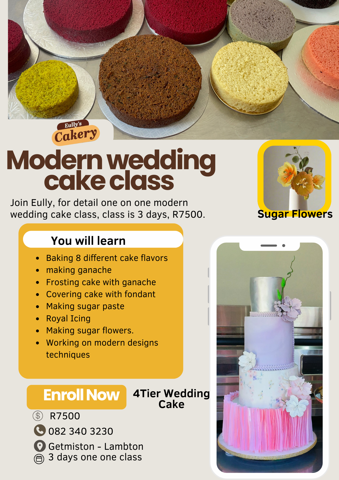 Wedding Cake Class