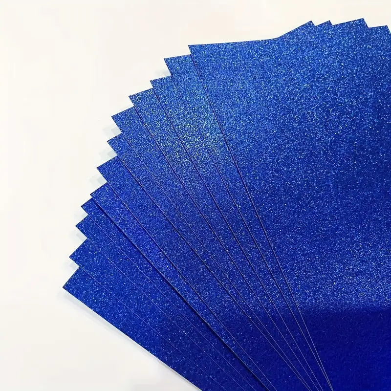 250gsm Glitter Stockcard - 10 sheets