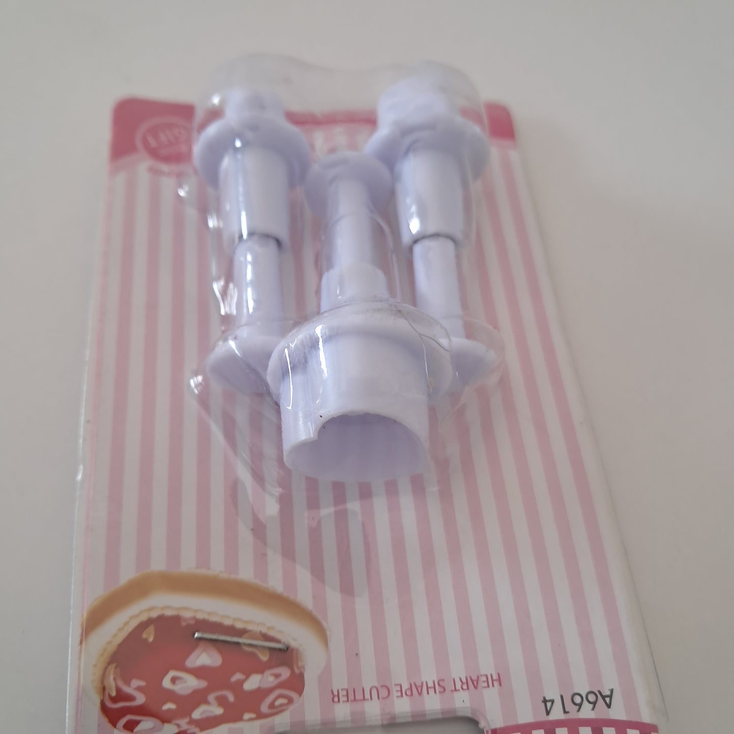 3pc Heart Plunger Set