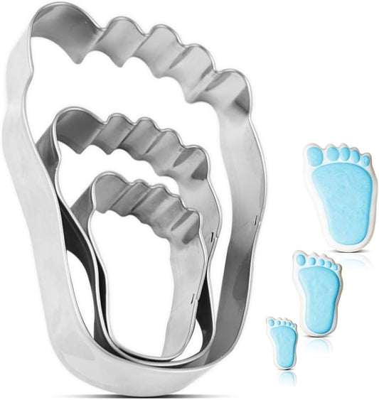 3pc Baby Feet Cutters