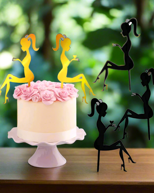 Acrylic Barbie Silhouette