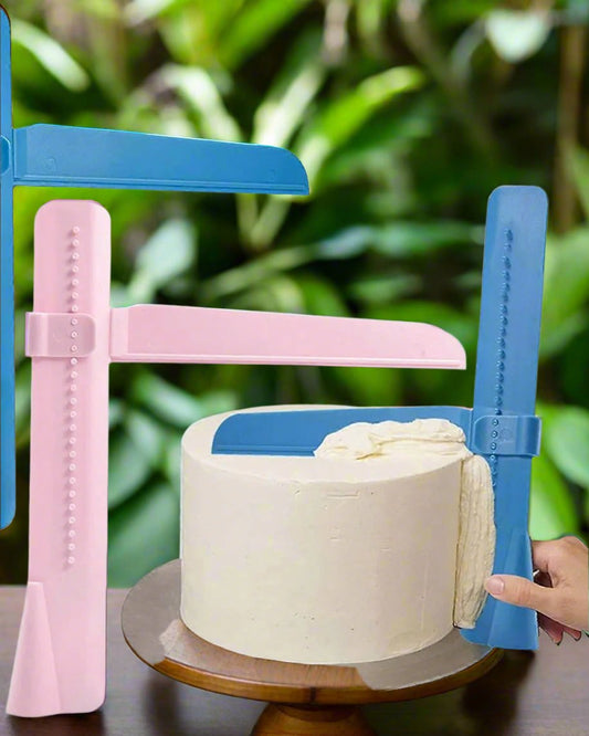 2 way adjustable cake scrapper