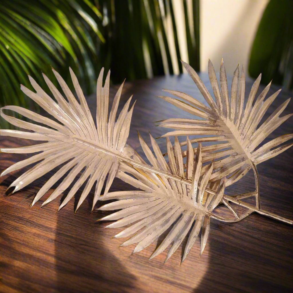 Artificial wild palm leaves