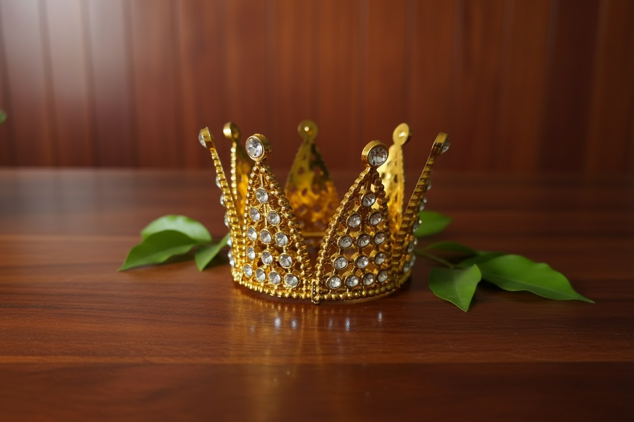 4inches Crown Gold
