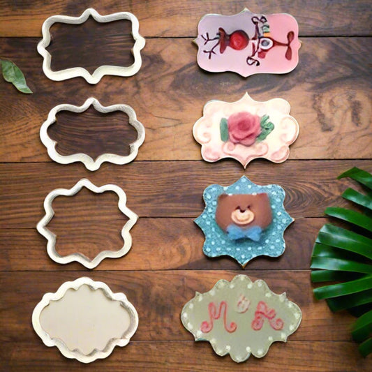 4pc Vintage Cookie Cutters Set