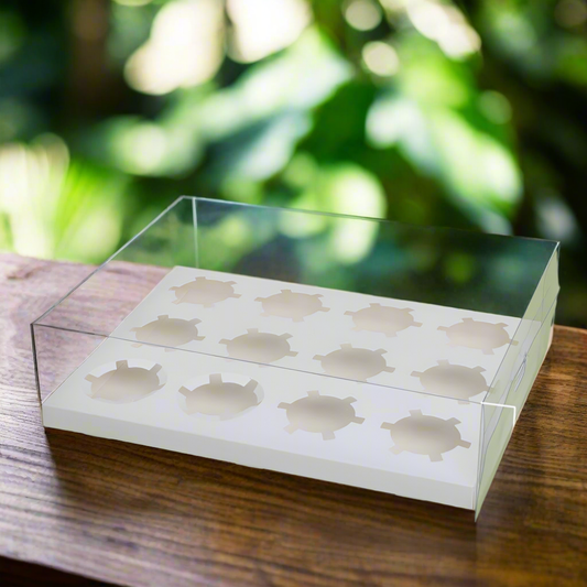 PCV clear cup cake box 12s Holder