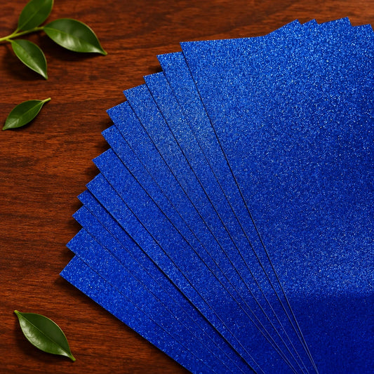 250gsm Glitter Stockcard - 10 sheets