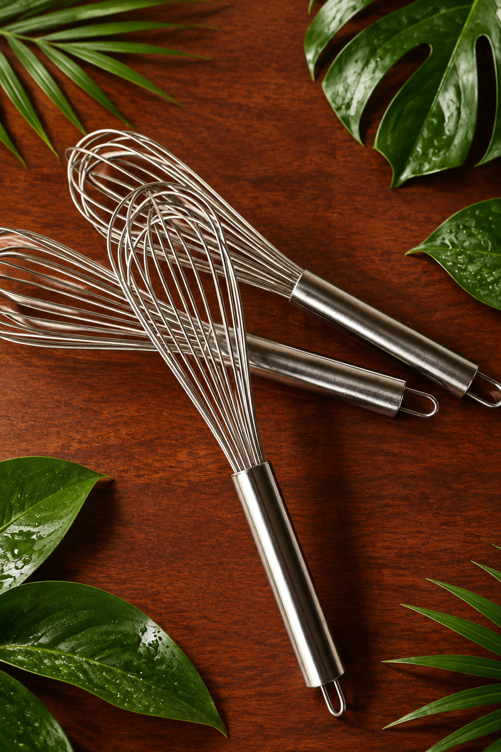 1 x Stainless steel whisk