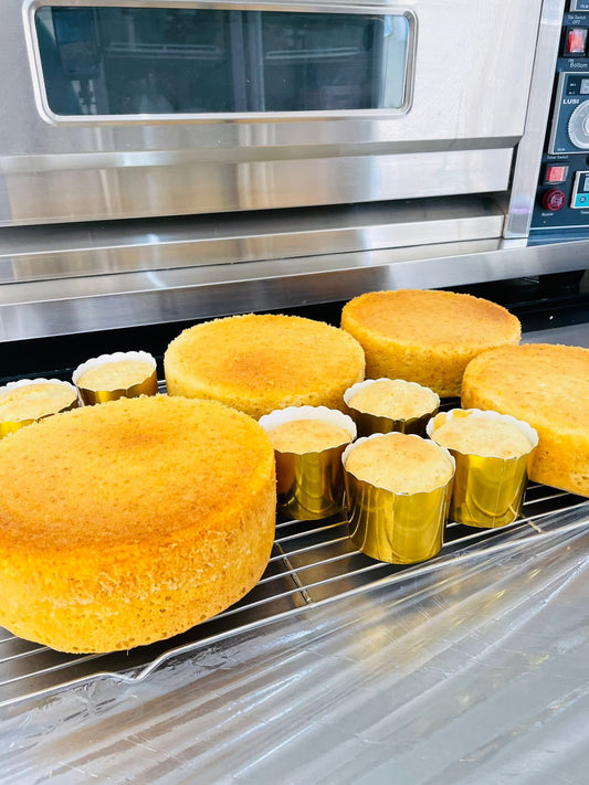 Bake for Big Orders: Vanilla Cake Scaling Training
From 2 Cups to 12 Cups – Step-by-Step